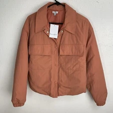 Love Tree Jacket Pink Size Medium Puffy New