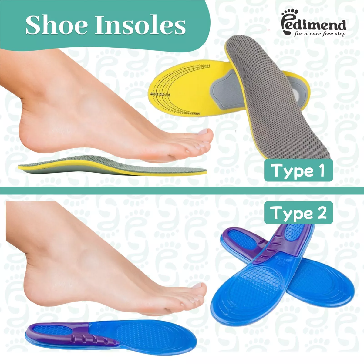 PEDIMEND™ Plantar Fasciitis Metatarsalgia Orthopedic Insole for Women Men  UK