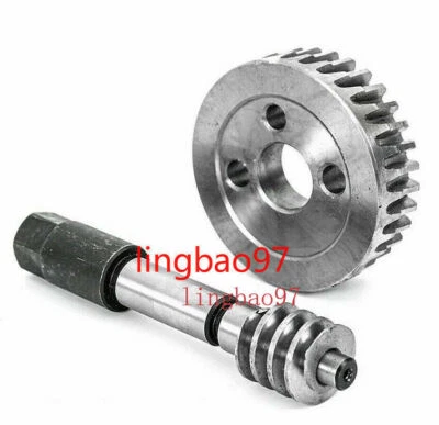 LINGBAO97 1Set Bridgeport Milling Machine Parts J Head Gear Tilt Turbine + Adjustable Worm