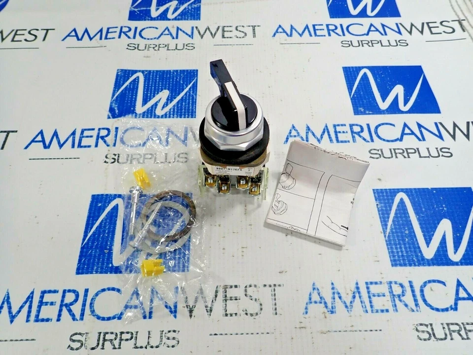 ПЕРЕКЛЮЧАТЕЛЬ СЕЛЕКТОР ALLEN BRADLEY 800T-N17KF4B 4 POS SER T ТИП 4,13 НОВЫЙ - Изображение 2 из 4