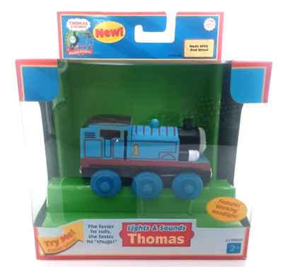 Thomas & Friends Wooden Railway Train LIGHTS & SOUNDS THOMAS 2006 NEW IN BOX