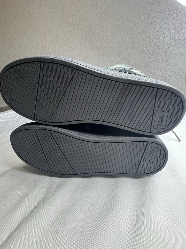 Botas de hilo Toms 770615 Nepal para mujer talla 7,5 pull-on piel sintética forradas a mitad de la pantorrilla Foto 4 de 4