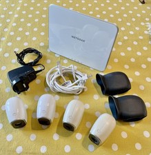 ARLO Smart Home By NETGEAR, 4 Camera Wireless CCTV Kit, Great working condition