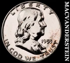 1953 Franklin Half- Silver- Choice Gem Proof Luster No Reserve #J285