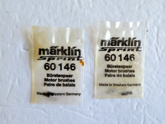 Marklin HO 60146 Motor Brushes, 2x2 pcs., mint
