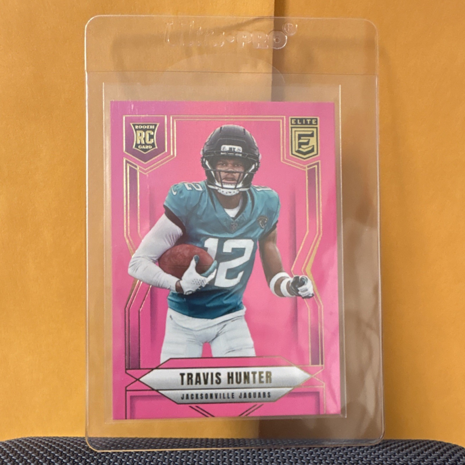 2025 Panini Donruss Elite Pink Rookie Travis Hunter Jacksonville Jaguars #114