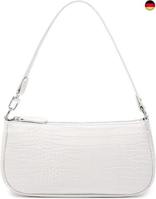 Women's Handbag Small Shoulder Bag White Women's PU Leather Shoulder Bag Woman
