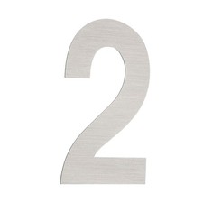 Number 2 Self Adhesive House Address Numbers for Outside 3.54"x1.93"