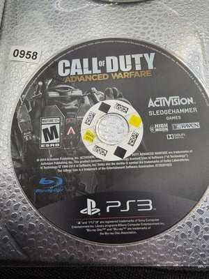 Call of Duty: Advanced Warfare Sony PlayStation 3 PS3 Game Disc