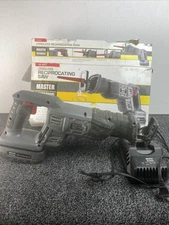 Vintage Mechanic 18 Volt Cordless Reciprocating Saw Variable Speed Fast Charge