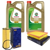 SCT Inspektionspaket 10L Castrol 5W-30 FüR VW Crafter 30-50 Kasten 2.5 TDI