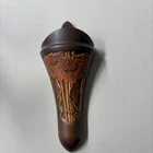 Roseville Rosecraft Panel Brown 1926 Art And Crafts Pottery Floral Wall Pocket
