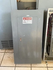 Squard D 3 Phase 225amp 240V NEMA 1 Panel MLO With Circuit Breakers Shown