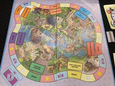 Vintage Disneyland Board Game Parker Brothers 35 Years Magic