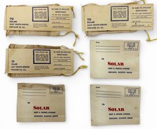 Vintage Solar Photo Photography Movie Film Developing Mail-In Envelopes Lot