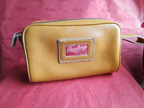 Rawlings Brown Glove Leather Men's Toiletry Bag, T17671, Gian Paolo Lombardo GC