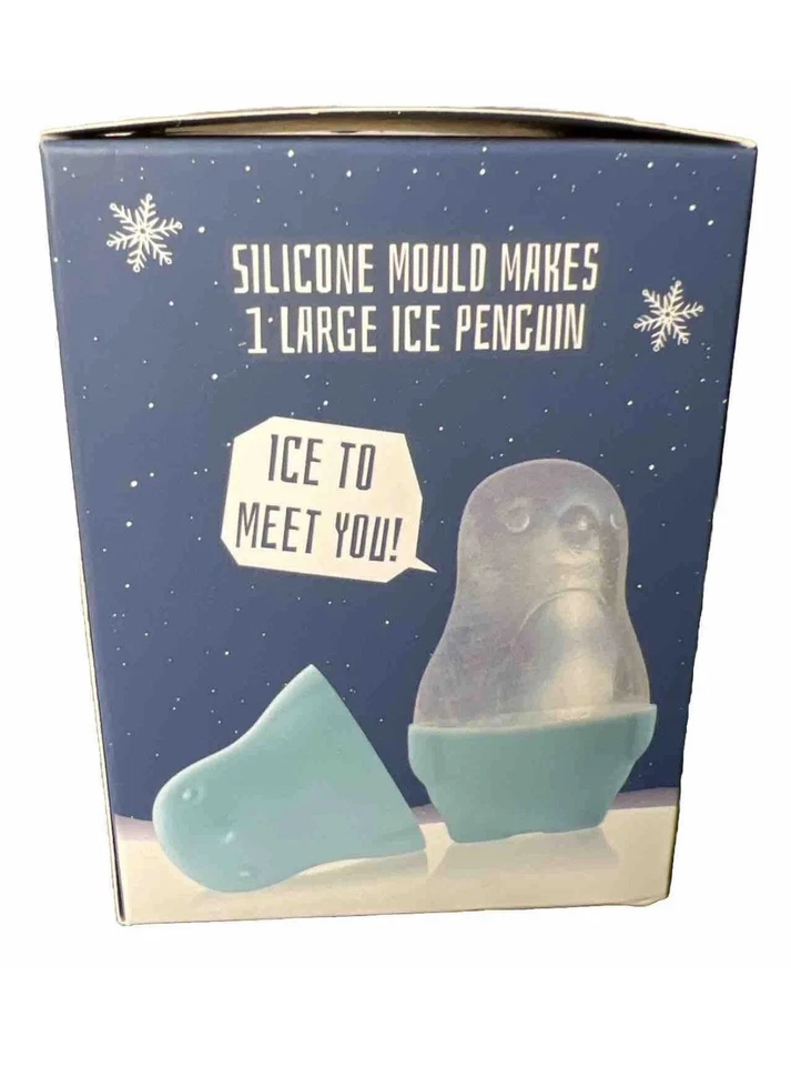 Molde de silicona de hielo PALADONE Penguin - Hace 1 pingüino de hielo grande - NUEVO Foto 3 de 4