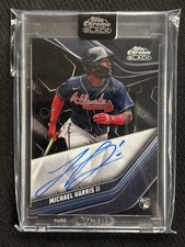 2023 Topps Chrome Black Autograph Michael Harris II RC ROOKIE AUTO BRAVES 
