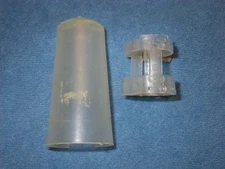 LUYBEN Bb SOPRANO CLARINET LIGATURE + MOUTHPIECE CAP - OPAQUE WHITE PLASTIC