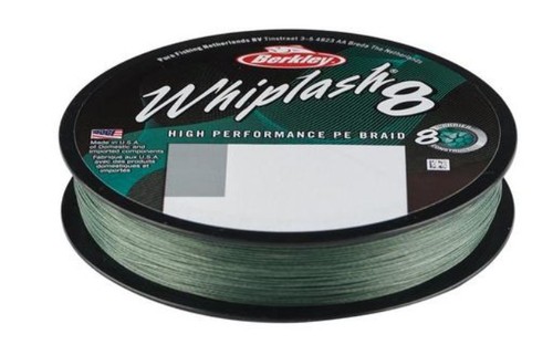 Berkley Whiplash 8 Moss Green 300m 28lb 12.9kg 330yd PE Braid HIGH PERFORMANCE - Picture 17 of 24