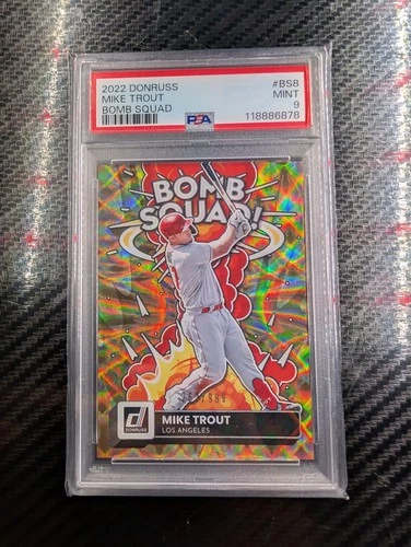 2022 Donruss Mike Trout Bomb Squad BS-8 PSA 9 MINT #/999