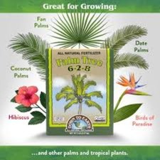 Down to Earth Palm Tree 6-2-8 All Natural Fertilizer, 5lb 3.17 per gallon