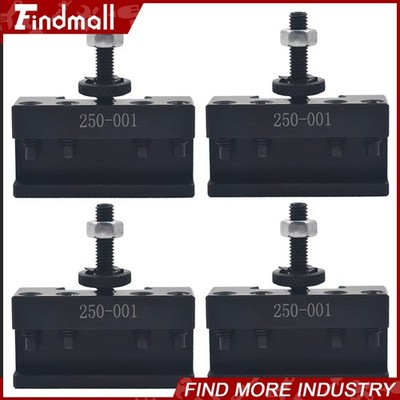4Pcs OXA #1 250-001 Quick Change Turning Facing Tool Post Holder For Lathe CNC
