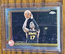 Onyeka Okongwu 2025-26 Topps Chrome Basketball #21 Atlanta Hawks NBA