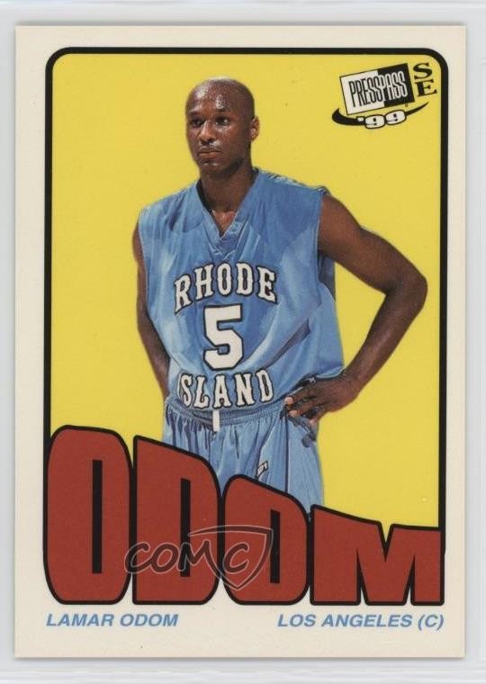 1999 Press Pass SE Old School Lamar Odom #4 Rookie RC y5d