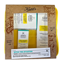 Kiehl's Truly Targeted Acne-Clearing Solution Acid  With Color Travel Bag 3 PCS
