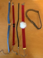 CLAIRES LOT OF 5 CHOKERS