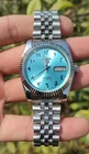 Vintage Seiko 5 Automatic 6309 Sky Blue Dial Arabic Day-Date Men's Watch
