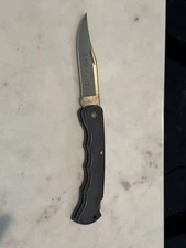 VINTAGE 1992 BUCK GREY WORK-MAN 426 BUCKLITE KNIFE USED