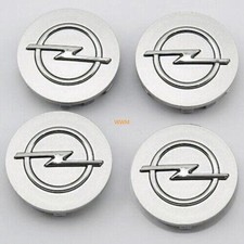Für Opel Nabendeckel Felgendeckel Nabenkappen Grau Radkappen.4 Stück 65mm 
