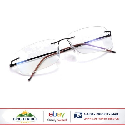 Blue Light Blocking Reading Glasses with Titanium Frame for Optimal Comfort