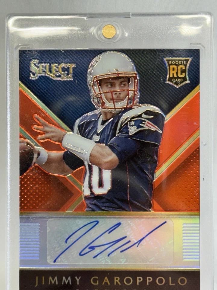 2014 Select  Prizm Auto Jimmy Garoppolo Rookie #35/35  #RA-JG - Image 3 of 4