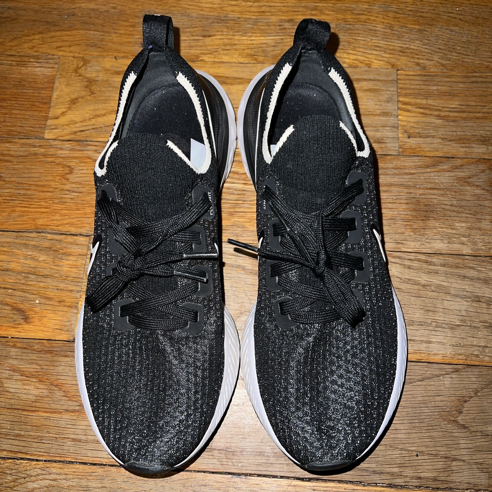 Nike React Infinity Run Black/White Women Size 10.5/Men 9 trainer.rare.marathon image 2