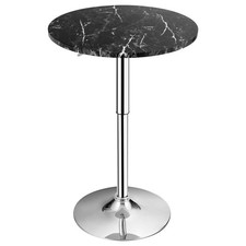 Modern Bar Table 360° Swivel Counter Table Multifunctional Round Pub Table