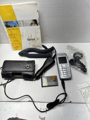 Nokia 3120 Silver Phone,Battery,Charger,Manual for Parts/Repair