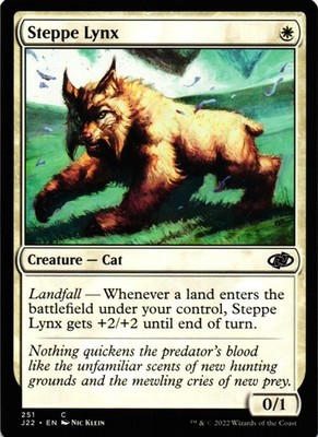 MTG TCG - Steppe Lynx 251 Jumpstart 2022 - NM