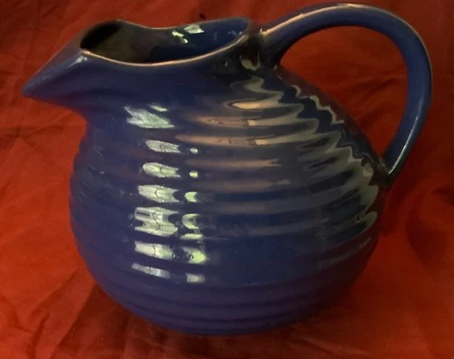Vintage Bauer Pottery Ring Ware Ball Pitcher