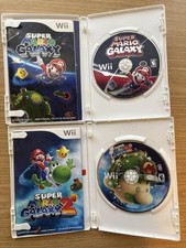 Super Mario Galaxy 1 & 2 Nintendo Wii 2007-2010 CIB