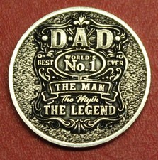 HOBO Nickel #1 Dad Made from a Real US Nickel