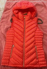 Michael Kors Sea Coral Quilted Logo Puffer Vest