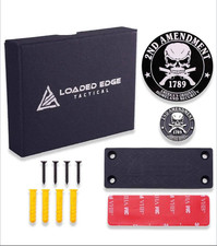 1 Magnetic Magnet Gun Mount Holder 35 Lbs Rated Concealed Holster Quick Draw Car