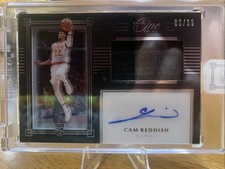 2019-20 Panini One And One Cam Reddish PREMIUM Rookie Patch Auto /99 Hawks RPA