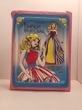 Vintage Fashion Doll Case By Tara Toy Corp Pink 10150 Barbie Jem Maxie