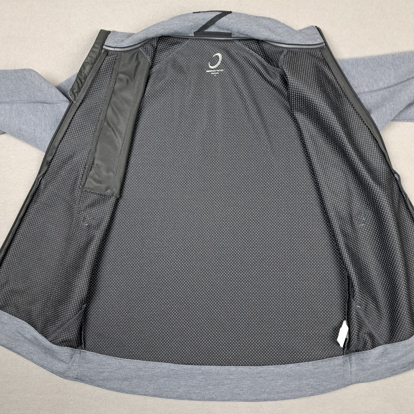Zero Restriction Jacket Mens Small Gray Full Zip … - image 5