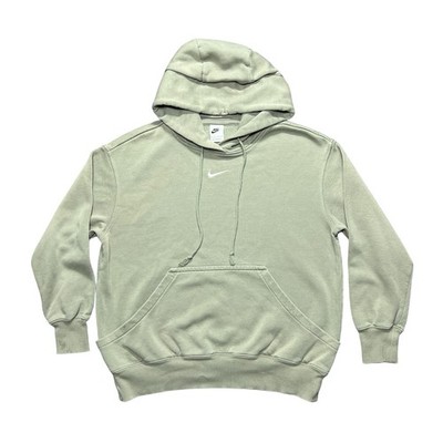 Nike Hoodie Mens XS Mint Green Center Swoosh Check Travis Scott Streetwear