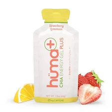 Huma Plus (Double Electrolytes) - Chia Energy , Strawberry Lemonade, 12 Gels,...